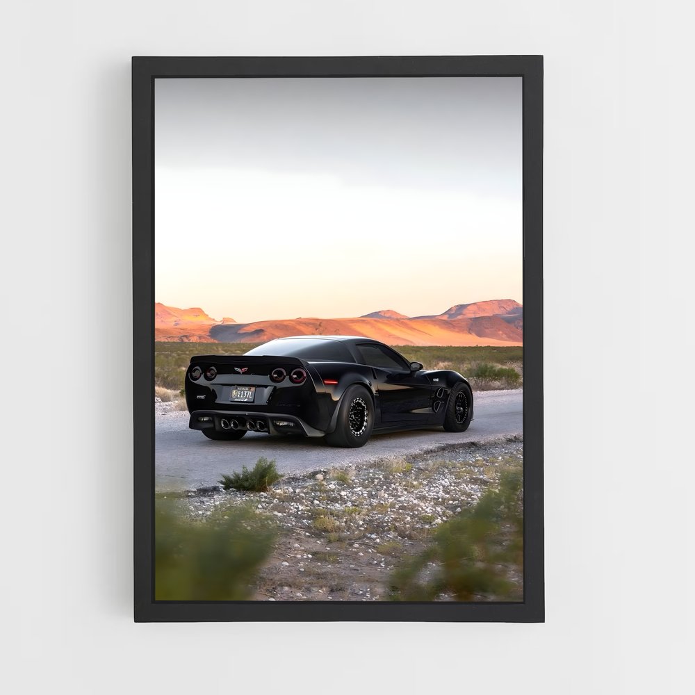 Poster Corvette GTR Evolution – affiche Chevrolet (vue 2)